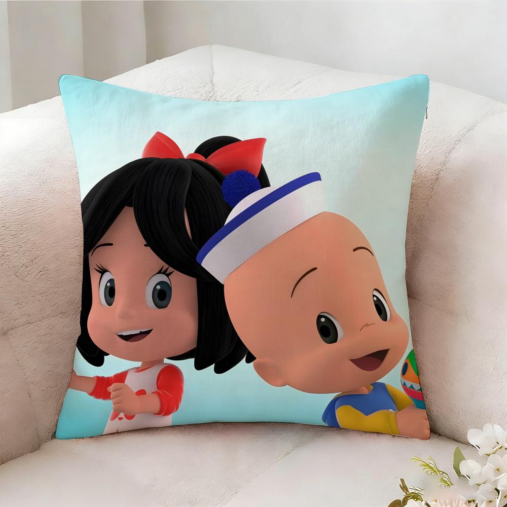 Cleo And C-Cuquin Anime Pillow Case Pillowcase, Double-Sided Printed, Sofa Cushion, Bedroom Headboard Pillow