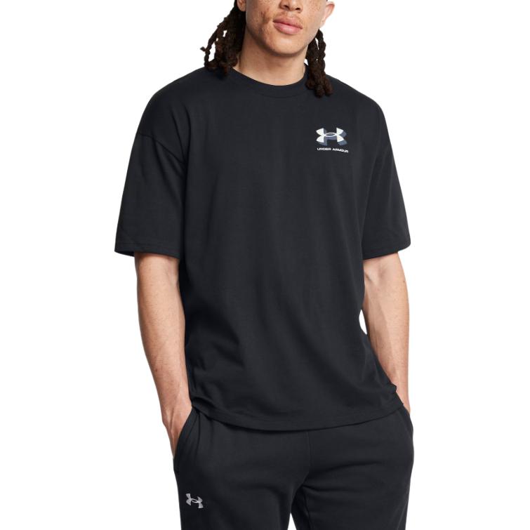 Under Armour Мужская футболка UA Heavyweight Черная 1387285-001