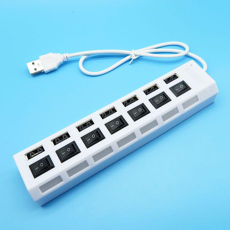Высокоскоростной USB 2.0 хаб-разветвитель для ноутбука, настольного компьютера, мыши, клавиатуры и U-диска