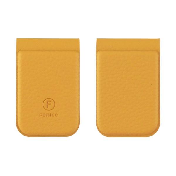 Fenice Classic Magnetic Golf Money Clip Round Half Wallet, Yellow, 1 Piece