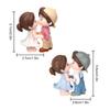 Home Crafts Miniature Wedding Ornaments Sweet Couple Figurines Anc Couple
