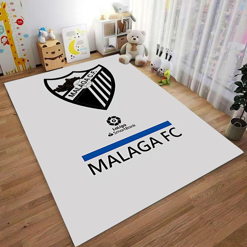 Malaga FC Carpet Design suitable as a non-slip mat for the living room or bedroom sofa