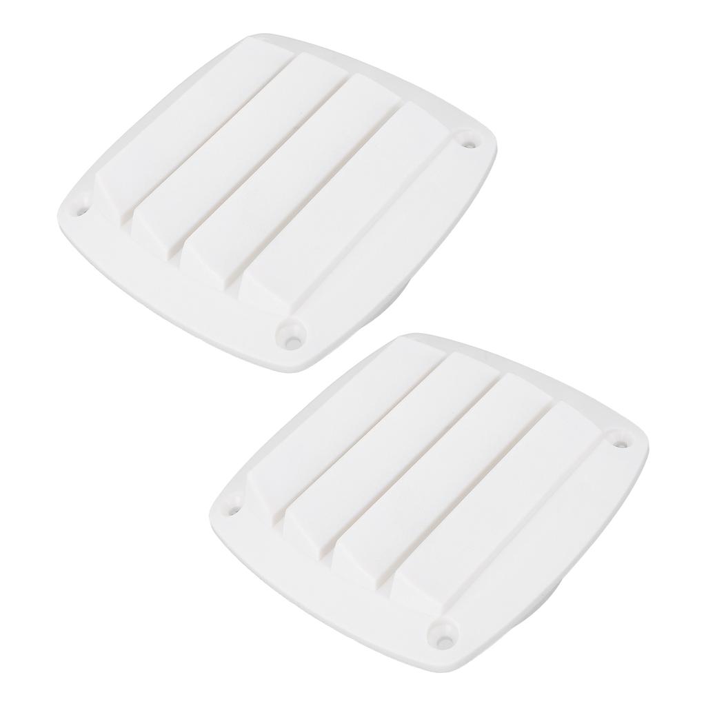 2PCS Boat Louvered Vents 5 Inch Nylon Marine Air Vent Grille Ventilation Louver Cover for Yacht RV Caravans Home