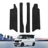 Honda Side Step Mats with from October 2023 and Abrasion Set of 4 N-BOX JF5/JF6 (Compatible N-BOX JF5/JF6 onwards) - Stain, Scratch, Resistant, Black,