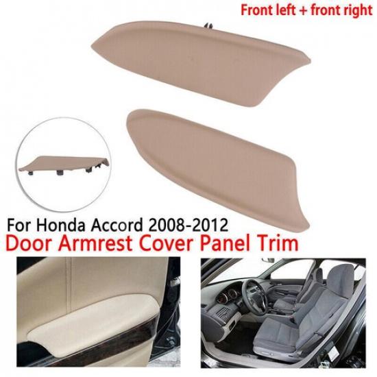 Передняя панель двери ЛР, основание подлокотника, цвет бежевый. Для Honda Accord Sedan 08-12