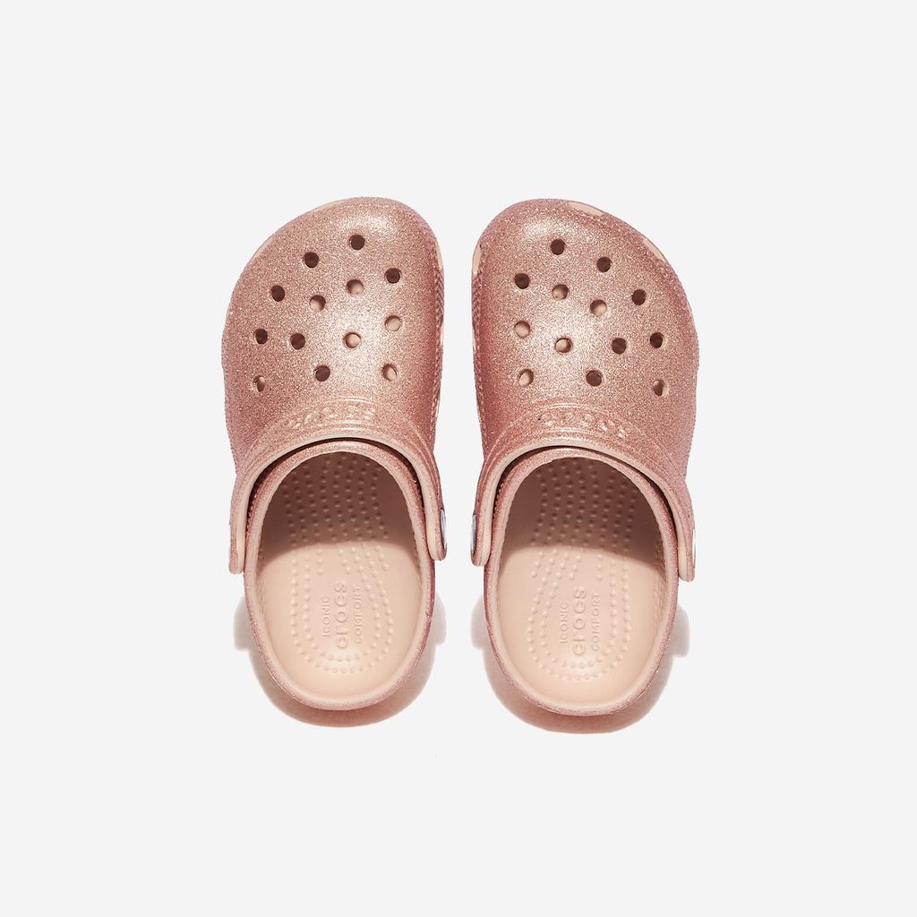 Crocs Классические клоги с блестками для детей, CRS206993, 1010104301, Популярная корейская обувь