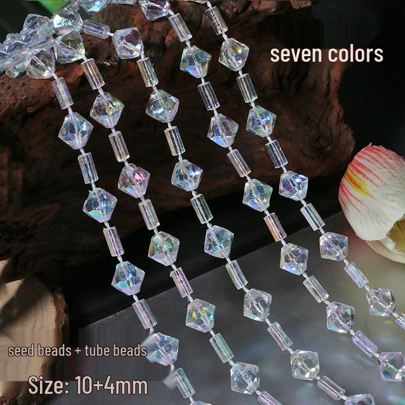 Хрустальная шторка из бусин для двери и декор свадебной дорожки с акриловой нитью