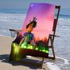 proof beach towel with a Elio Ooooo & Glordon1 pattern - soft,absorbent,quick-drying,machine washable - perfect for swimming,camping,bathing