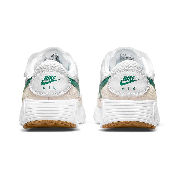 Nike Кроссовки Air Max SC на липучке с низким верхом для бега Детские кроссовки Белые Зеленые CZ5356-104