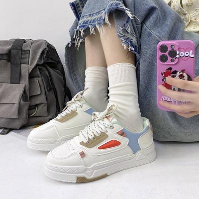 Белые туфли на платформе, детская осенняя новинка, модные универсальные повседневные туфли для студентов