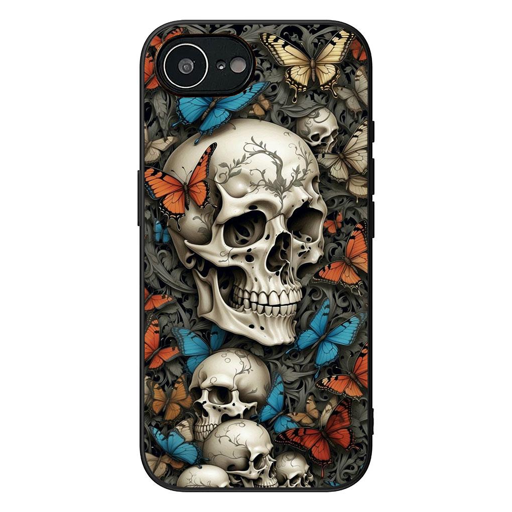 Чехол для Samsung Galaxy Note 20 9 8 S8 S10 S9 Plus A54 A33 A21S A31 M21 S10E A17 Coque Чехол для телефона Цветочный дизайн Череп Цветок Роза