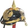 Немецкий прусский шлем Pilckelhaube с латунным акцентом, имперский официальный шлем с шипами