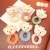 Cute Plush Little Bear Elastic Hair Bands for Girls Children Headwear Headband Women's Hair Accessories