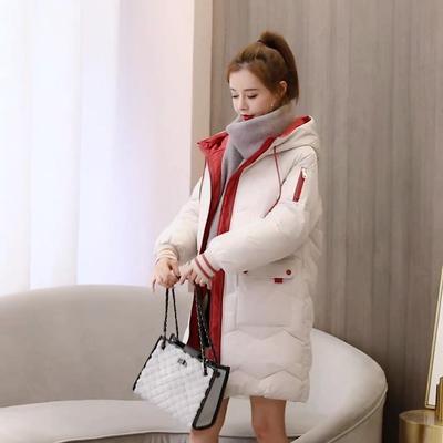 Женская хлопковая подкладка средней длины, корейская свободная утолщенная зимняя куртка, новый хлеб