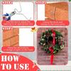 24 Pcs Heavy Duty Brick Hooks Corrosion Resistant Stainless Steel Outdoor Wall Mounting Clip for Decoration