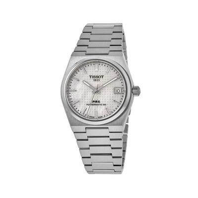 Часы унисекс PRX T-Classic Powermatic 80 с белым перламутровым циферблатом T137.207.11.111.00 100M