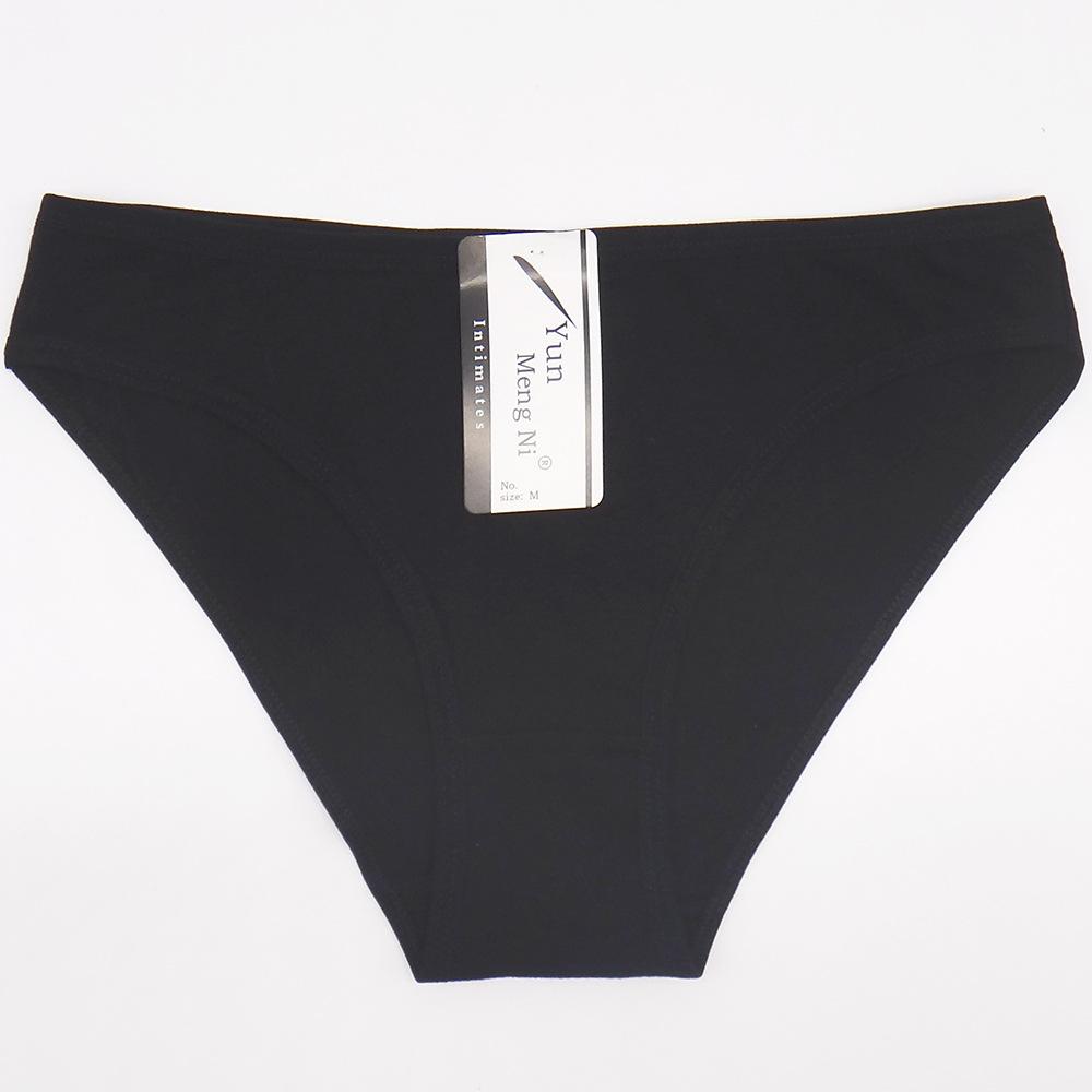 Сексуальное женское нижнее белье, женские хлопковые трусы, однотонные трусики с низкой посадкой для девочек, нижнее белье для женщин, 6 шт./компл.