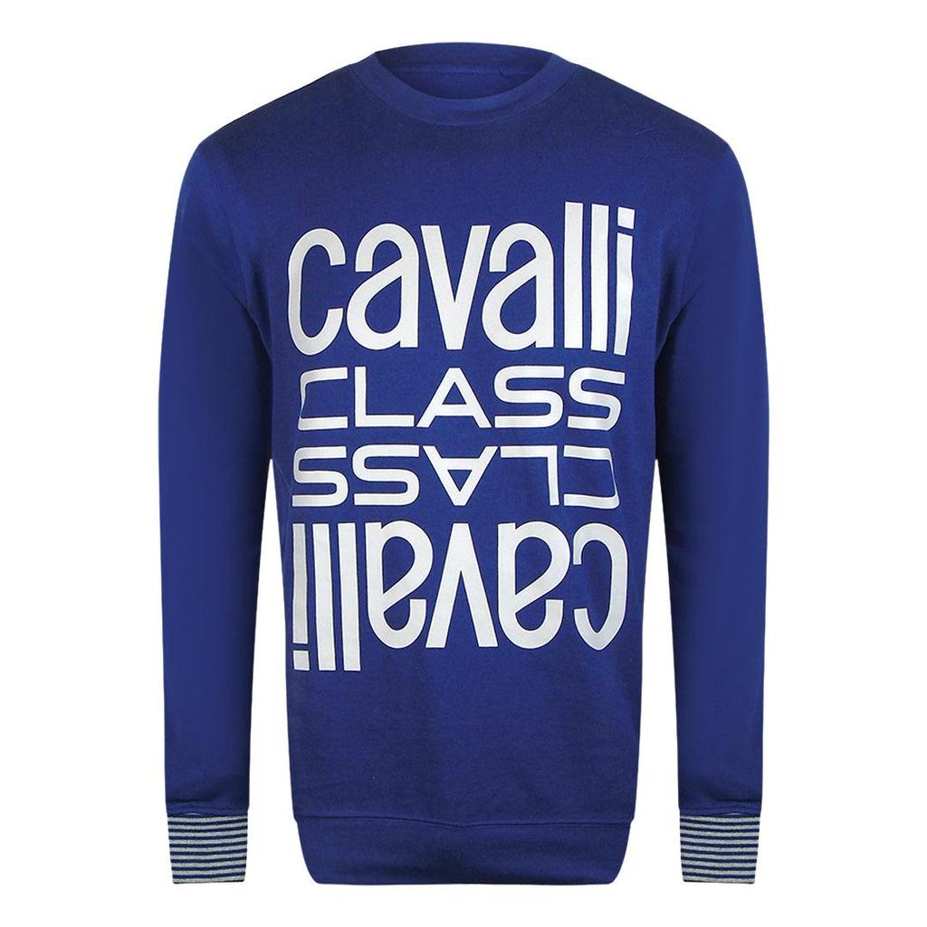 Cavalli Class Unisex Adult Logo Round Neck Sweatshirt
