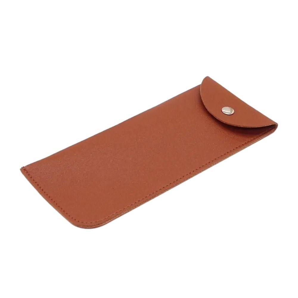 Сумка для очков из сплошного цвета из искусственной кожи, сумка для ювелирных изделий, мини-сумка для косметики, упаковка для ювелирных изделий