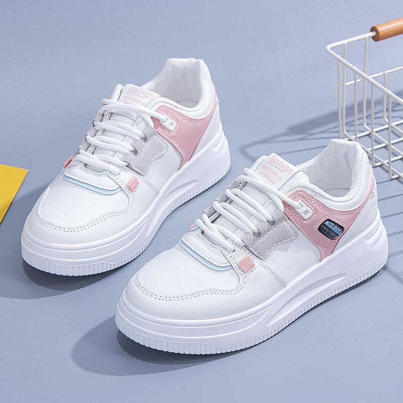 Women Sneakers PU Leather Women's Shoes White Platform Casual Sneaker Spring Summer Female Board Shoes Flats Ladies Trainers