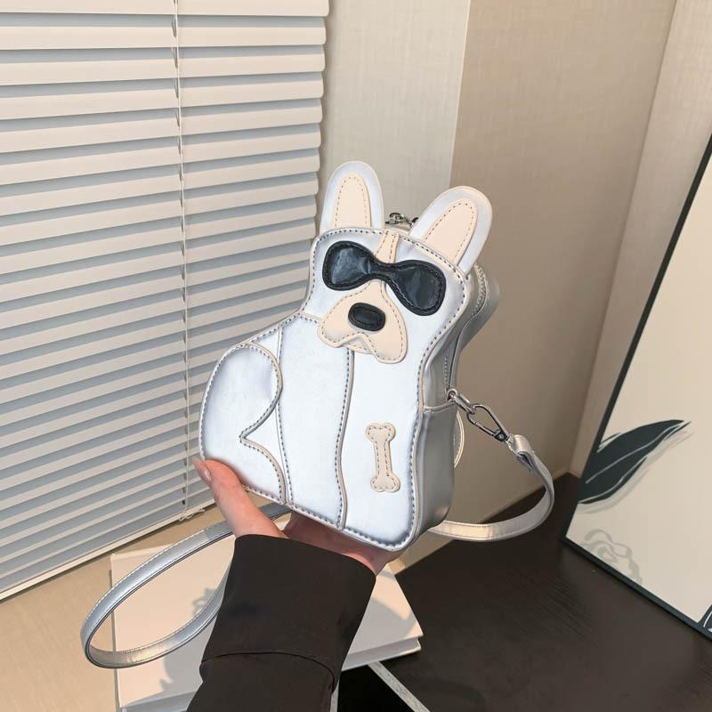 2024 Новая мультяшная сумка через плечо, милая модная сумка для девочек, модные солнцезащитные очки принцессы, щенок, сумка через плечо сзади