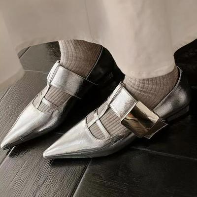 Мода Острый Носок Женские Элегантные Туфли Балетки Сексуальные Босоножки для Платья Женские Летние 2025 Дизайнерская Новая Обувь Роскошная Мода Zapatos Be Mujer