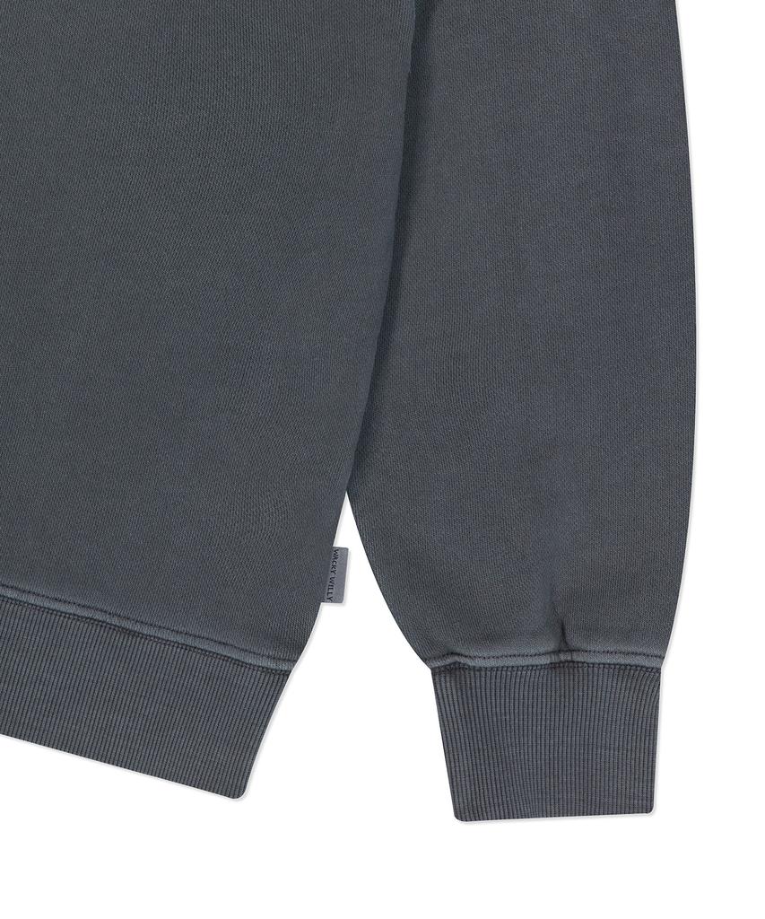 WACKY WILLY Women'S Semi-Overfit Pigment Sweatshirt Gray