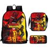 Wolverine Deadpool Movie Characters Trendy Cartoon Printed Backpack Student