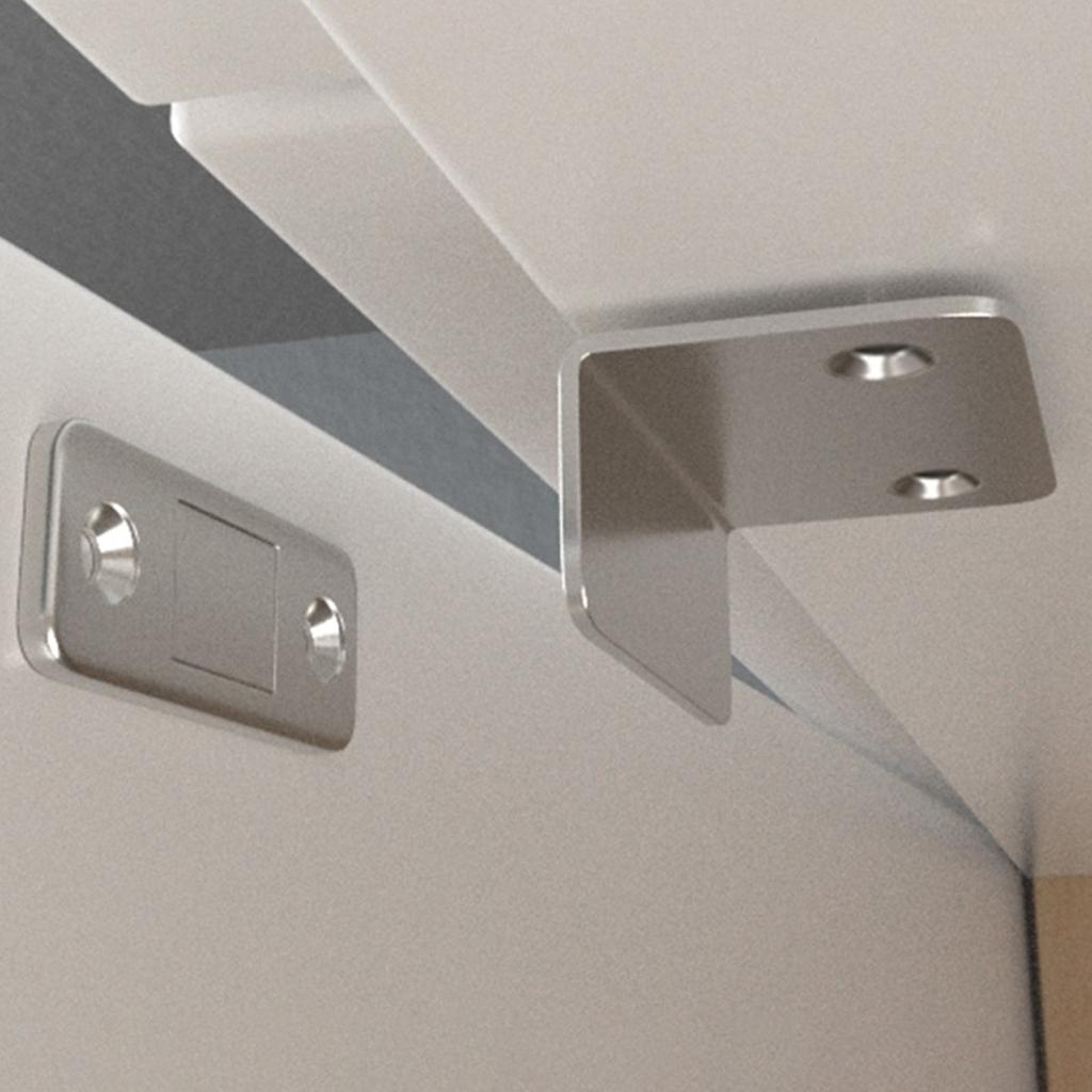 For Door Latch Replacement Steel Catch Strong Magnetic