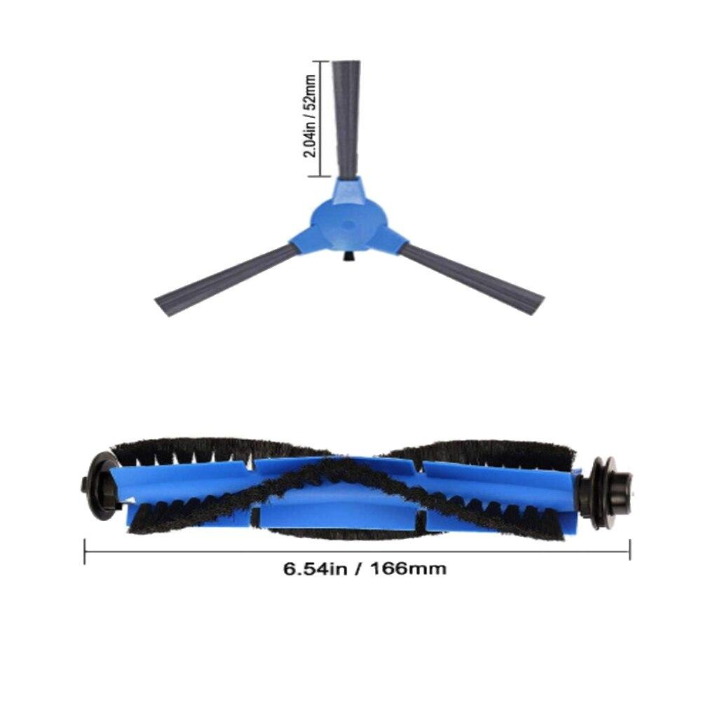 Рулонная основная щетка Моющийся фильтр Боковые щетки Детали ткани для мытья полов для робота-пылесоса Coredy R550 R500 + R600 R650 R750 D400