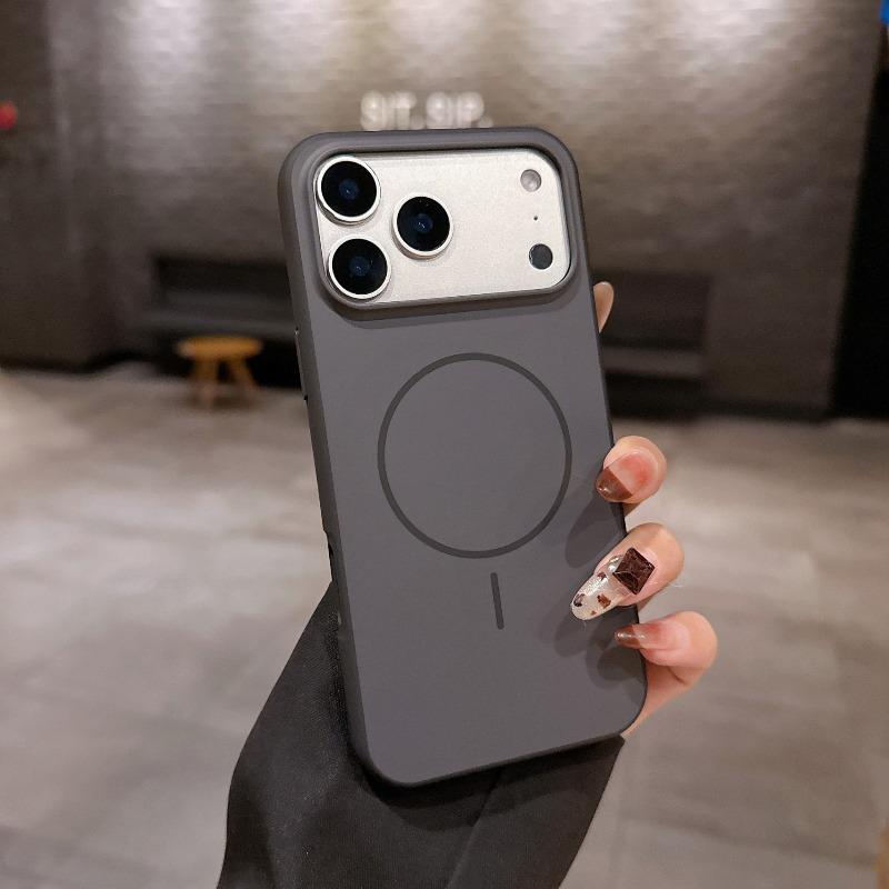 Роскошный чехол для телефона для iPhone 17 16Plus 15 14 13 12 Pro Max Air с MagSafe Беспроводная магнитная зарядка Защита