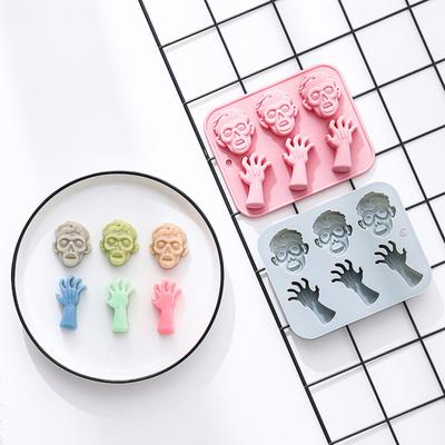 Силиконовая форма для выпечки 'Тыква' 3D формы для торта Тема Хэллоуина Кекс