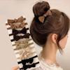 4PCS Korean New Rubber Band High Elastic Polyester Rope Tie Hair Tie Women's Hair Band High Ponytail Hair Accessories