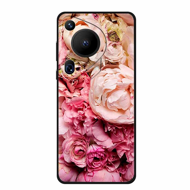 For Huawei Pura 70 Ultra Case 70Ultra Black Silicone Soft Back Cover Case For Huawei Pura 70 Ultra Phone Case Cover Pura70 Ultra