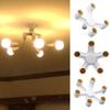 E27 Base Socket Splitter E27 To E27 EU LED Bulb Lamp Holder 4in1/5in1/6in1 LED Lamp Socket Light Bulb Adapter Holder