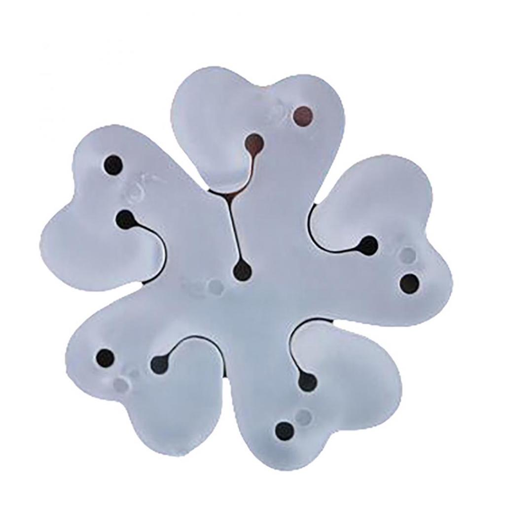 10Pcs Flower Shape Balloon Clip Tie Holder Birthday Wedding Party Decoration KTY