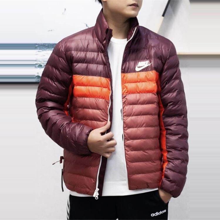 Nike Спортивная куртка Windrunner с синтетическим наполнителем, мужская верхняя одежда, темно-бордовый BV4686-681