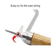 Adjustable Cutting Tool U Shaped Loaf Cutter Saw Wood Handle With 5 Hand Saw Strings