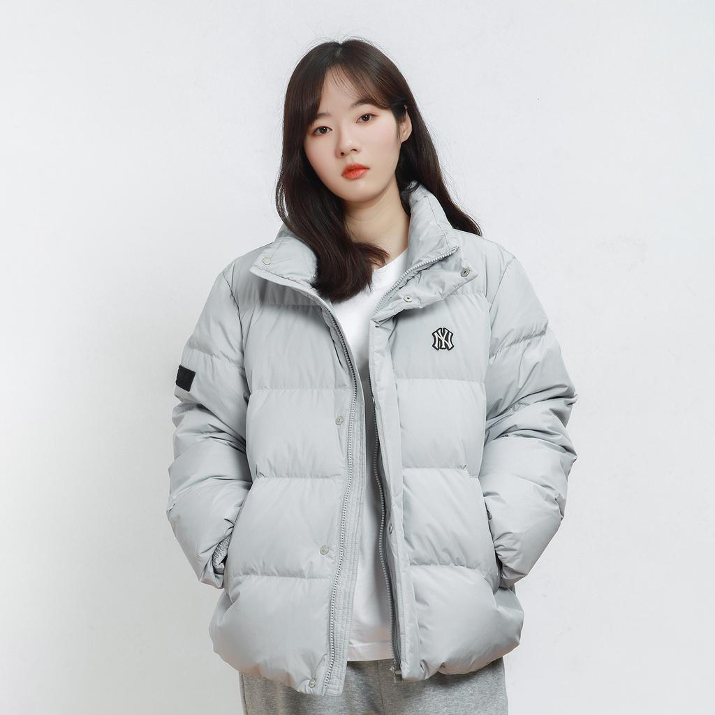 Новый пуховик MLB Зимний Унисекс Серый 3ADJB0416-50GRS