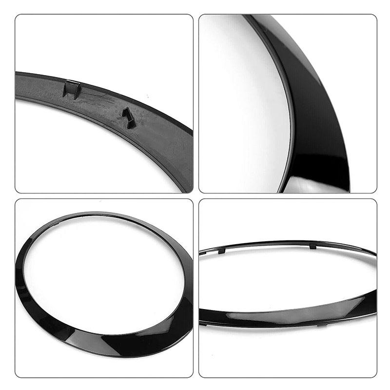 Автомобильные аксессуары Передние фары Декоративная рамка для BMW Mini R55 R56 R57 2007-2015 #51137149905, #51137149906