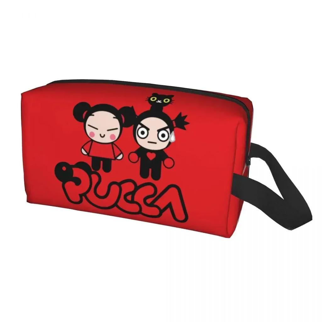 Косметичка Pucca Женский Органайзер для Макияжа и Косметики Женский Бьюти-Хранилище Дорожный Набор