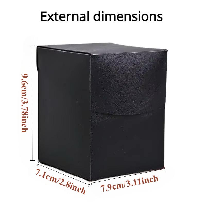 Deck Trading Cards Box for 100+ Game Baseball Card Storage Box Playing Card Carrying Case for Family Party Games Supplies