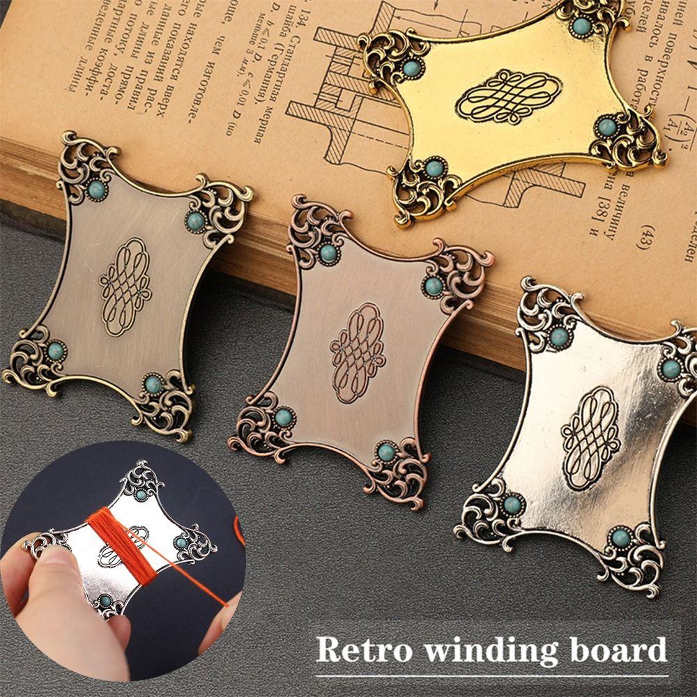 Plum Blossom Cross Stitch Winding Board Thread Bobbins Holder  Cross Stitch