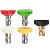 5pcs 250 BAR Washer Snow Foam Lance Spray Nozzle Tip 5 Colors High Pressure