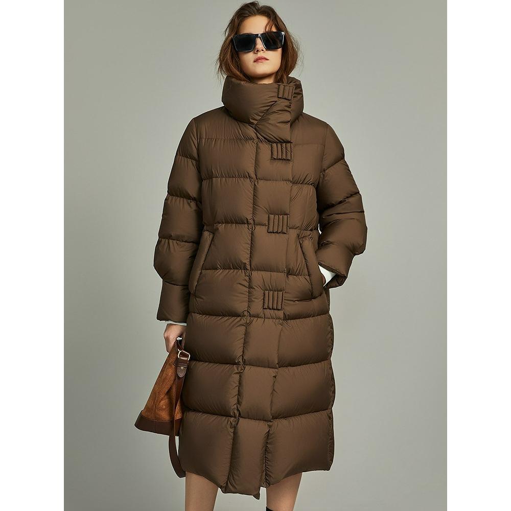 Хлопковая одежда Женская Зимняя средней длины Свободная Хлопковая одежда Утолщенная Теплая Чувство Дизайна Западного Стиля Хлопковая одежда Тренд