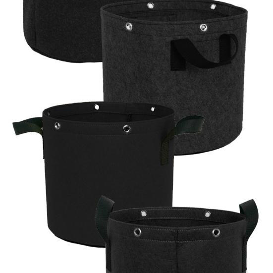 2/5/10/15 Gallon Grow Bag with Handles Non-woven Fabric Gardening Vegetable Tomato Strawberry Growing Planter Garden Supplies