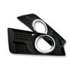 Pair Front Fog Light Cover Bezel Trim Chrome For 2010-2016 Cadillac SRX