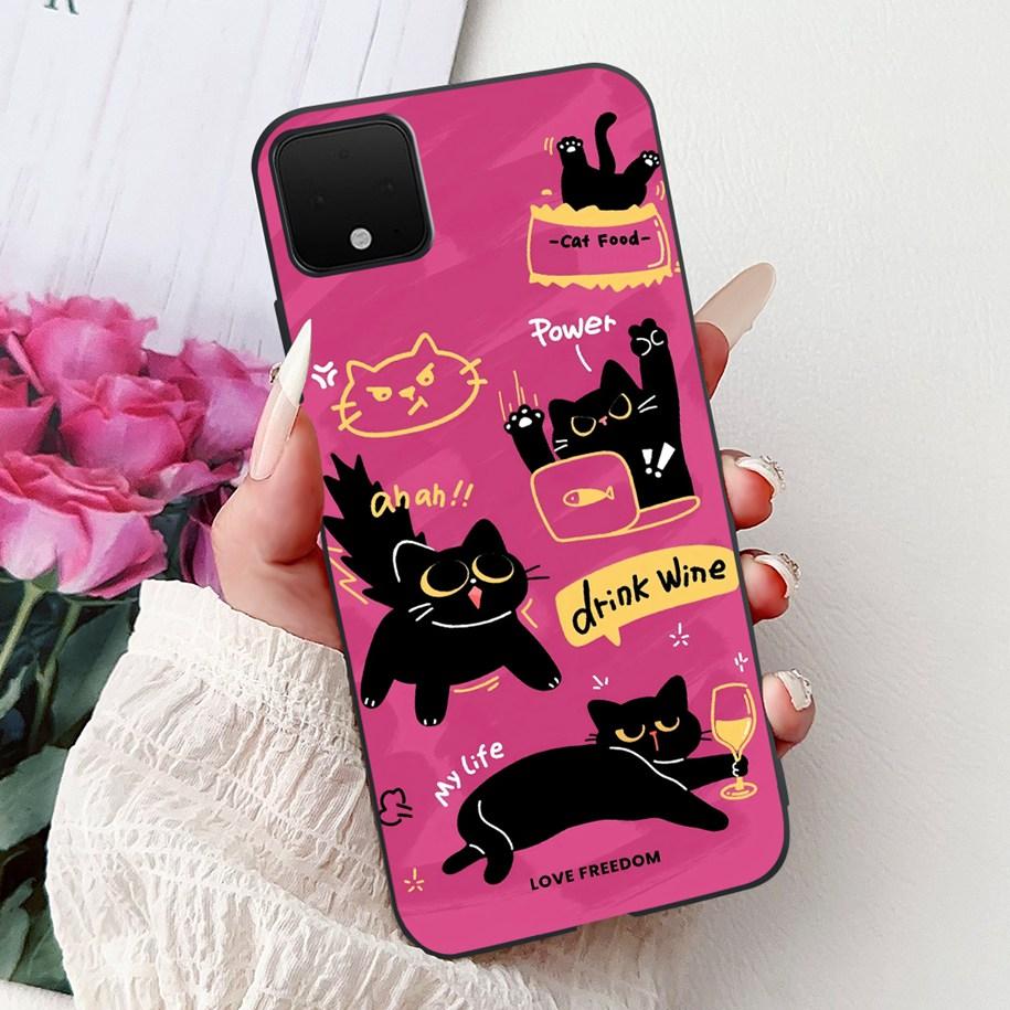 For Google Pixel 4 XL Case Pixel XL4 Cover Luxury Marble Cartoon Soft Silicone TPU Phone Cases For Google Pixel 4XL G020J Bumper