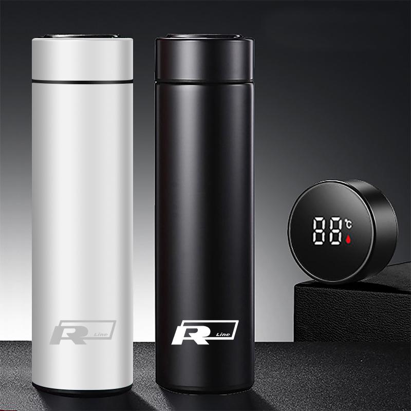 VW GTI GOLF 2026 Hot For VW VOLKSWAGEN Stainless Thermos Bottle LED Intelligent Temperature Measurement For Volkswagen Rline T-C