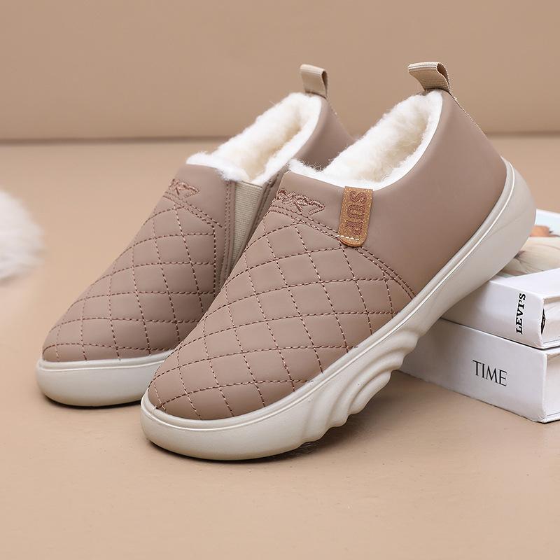 Cloth Shoes Women's Winter Wool Cotton Shoes Non-slip Thick-soled One-pedal Mother Cotton Boots Piled and Thickened Warm Shoes